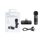 BOYA BY-V10 Ultracompact 2.4GHz Wireless Microphone System for Type-C Device - Image 4