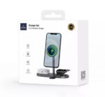 WiWU X23 15W Power Air 3 in 1 Magnetic Wireless Charger - Image 3