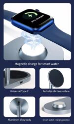 WiWU X23 15W Power Air 3 in 1 Magnetic Wireless Charger - Image 4